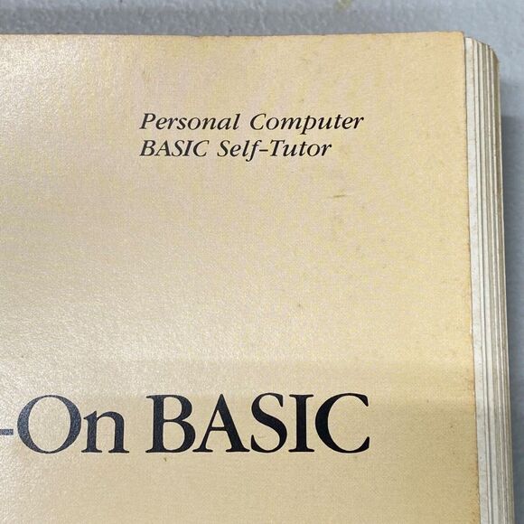 IBM PCjr Computer Manual Hands On Basic for 80s Personal Comp Spiral Book 1983 - Picture 3 of 16